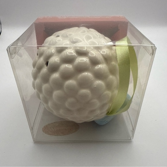 Vintage Karen Carson Creations Ceramic Sheep Lamb Pomander Scent Sachet NIB - Picture 6 of 7